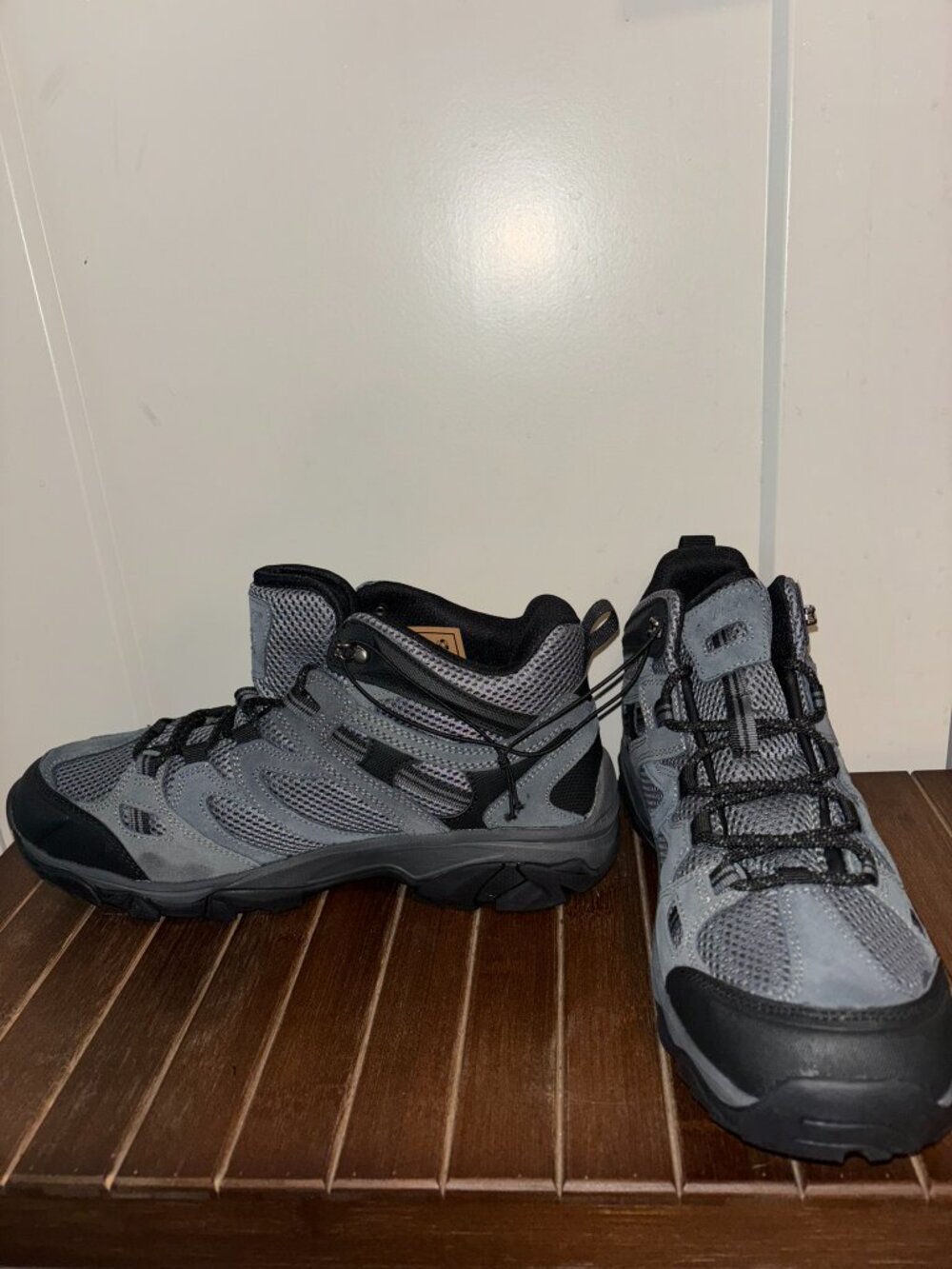 Hi-Tec Men's Gray Hiking Boots Size 12